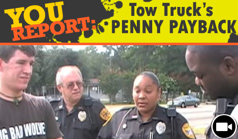 Student’s Sweet Tow Truck Revenge