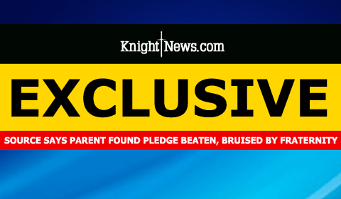 Source: Parent Finds Pledge Beaten, Bruised