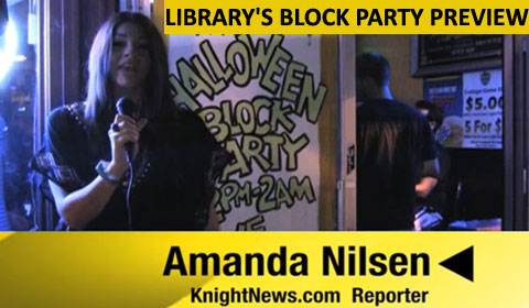 Knight Library Block Party for Halloween