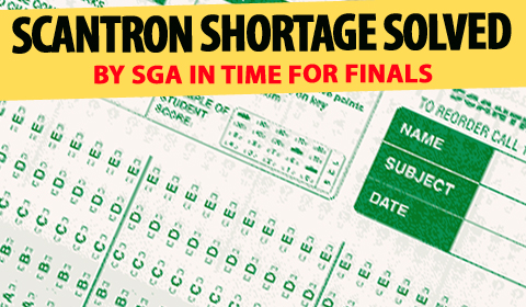 SGA Scantron Shortage Solved Before Finals