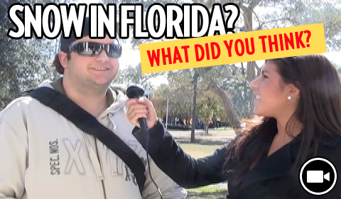 It’s Snowing in Florida!