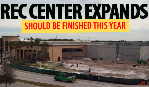 Construction Moving Swiftly on UCF Rec Center