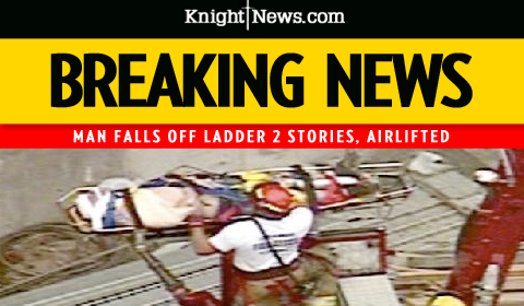 Man Falls Off Ladder in Physical Sciences Building
