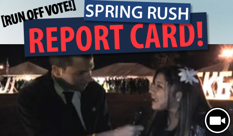 Rush Report Card: Phi Delt No. 1, Lambda Chi No. 2