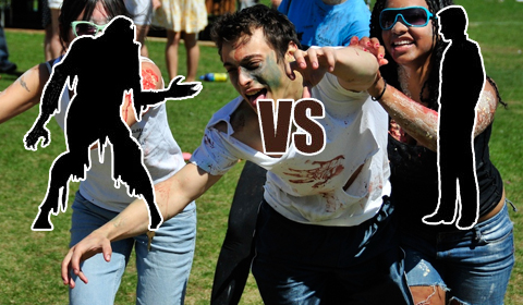 Students Participate In Zombie Attack!