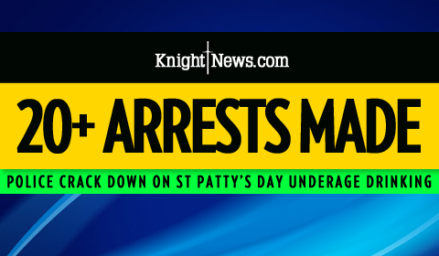 St. Patty’s Day Underage Drinking Raids