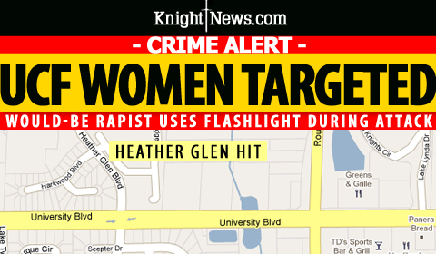 Would-Be Rapist Targets UCF Students with Flashlight