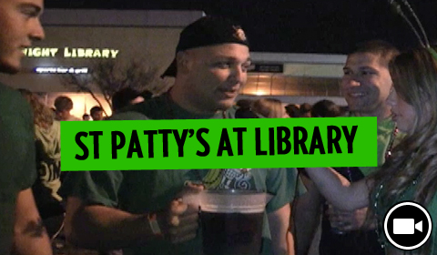 Knight Library’s St. Patrick’s Day Block Party