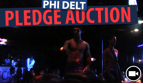 Phi Delt Pledge Auction at Scoop (Video)