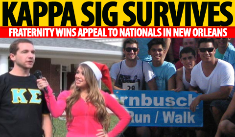Official Word Regarding Kappa Sig’s Appeal