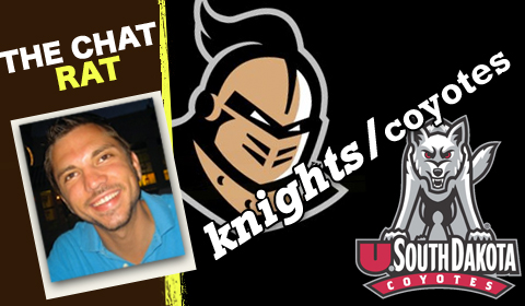 UCF vs. South Dakota at 6:00pm Saturday, September 4th