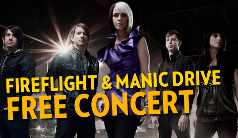 Fireflight and Manic Drive to Perform on Campus in Free Concert