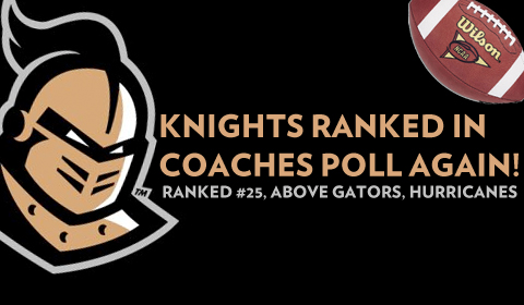 Coaches Poll Ranks UCF, FSU as Top 25 Football Teams