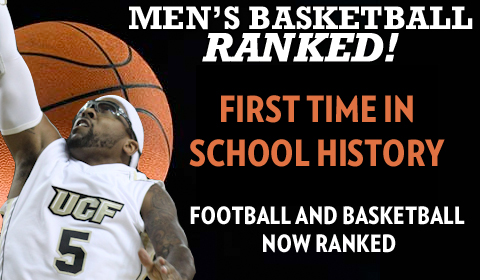 UCF Knights Nationally Ranked No. 24 In Men’s Basketball