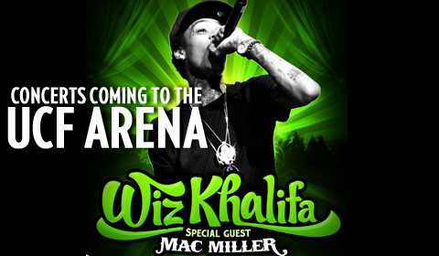 Wiz Khalifa to UCF Arena on 4/20; Kid Rock, Other Big Concerts Coming