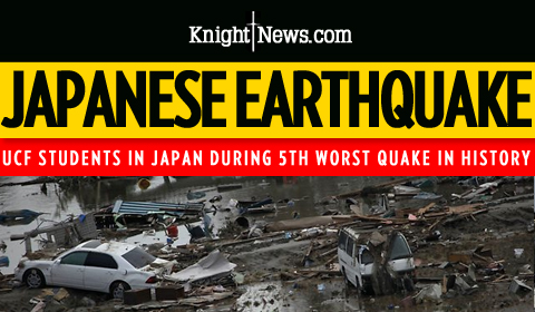 UCF Students in Japan When Earthquake Strikes