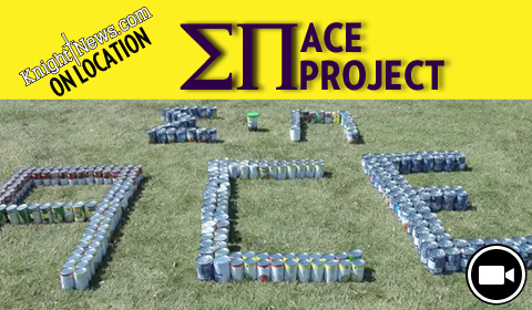 Sigma Pi Raises 1727 Pounds of Food For Needy Knights