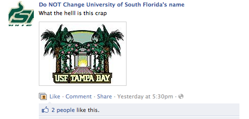 Name Change for Geographically Challenged USF Sparks Controversy