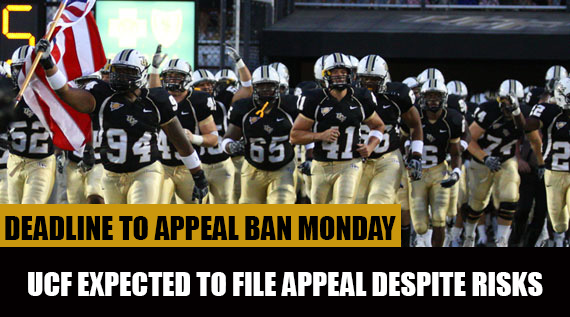 UCF Expected to Appeal Bowl Ban By Monday