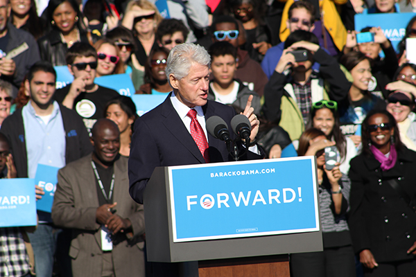 Obama’s UCF Visit Cancelled; Crowd Still Rallies Around Bill Clinton