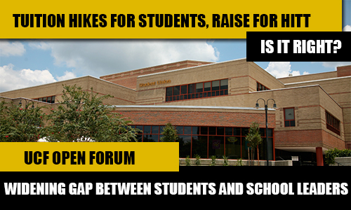 Video: Student Confronts Hitt Over UCF Tuition Hikes, Planned Raise