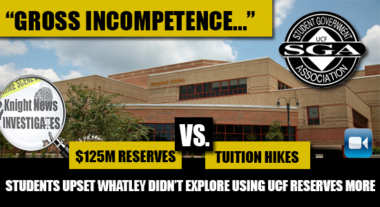 Questions About UCF’s Massive Reserves Unanswered in Wake of Tuition Hikes