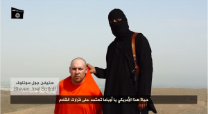 Image of Sotloff being held by ISIS from previous video