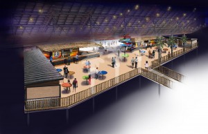 Alternate view of the East Side Club (via UCF Athletics).