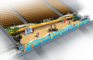 Photo of the projected look of the outside of the East Side Club.
