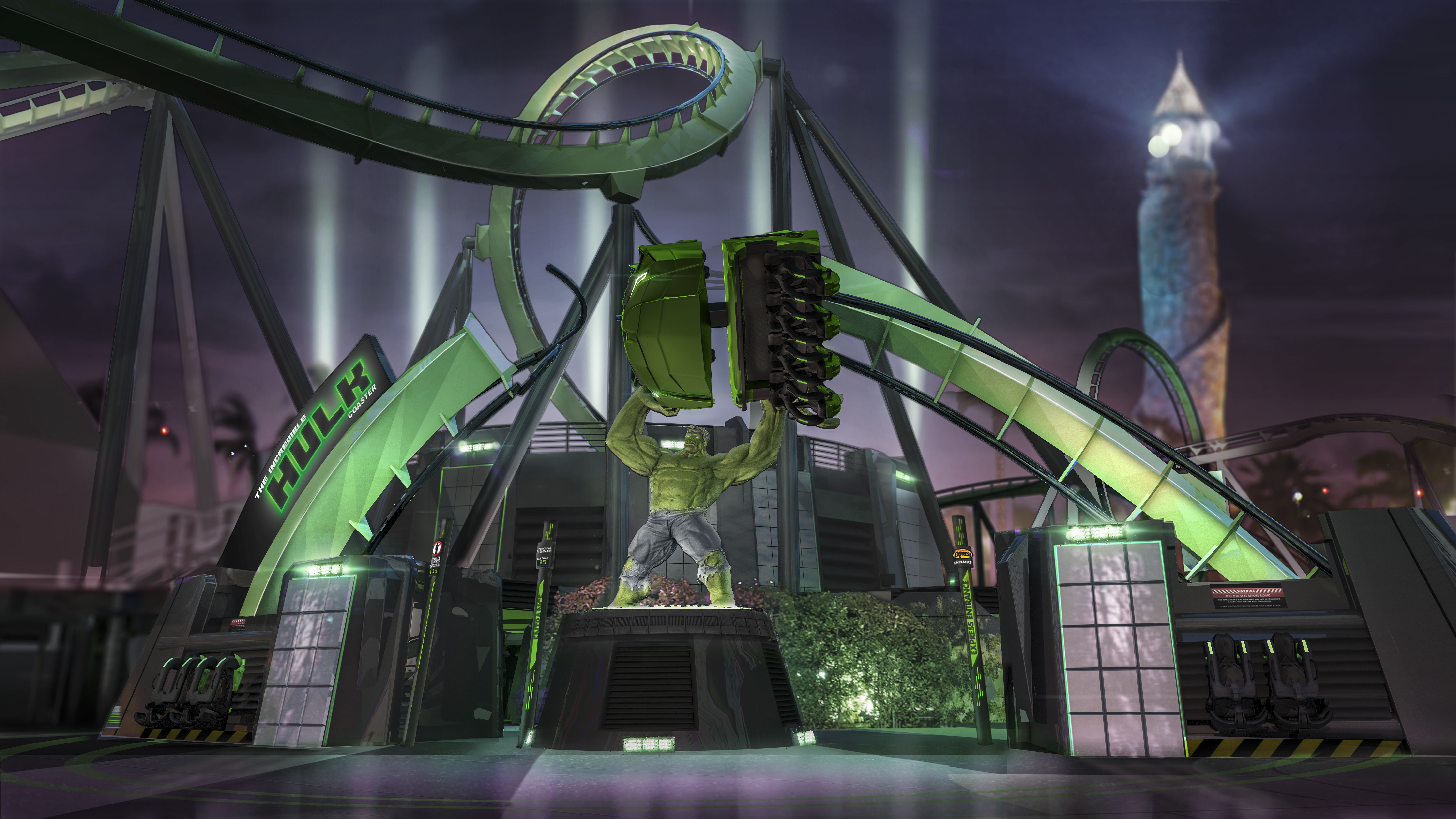 The Incredible Hulk Coaster