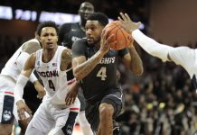 UCF Men’s Basketball Handles UConn at Home 73-67