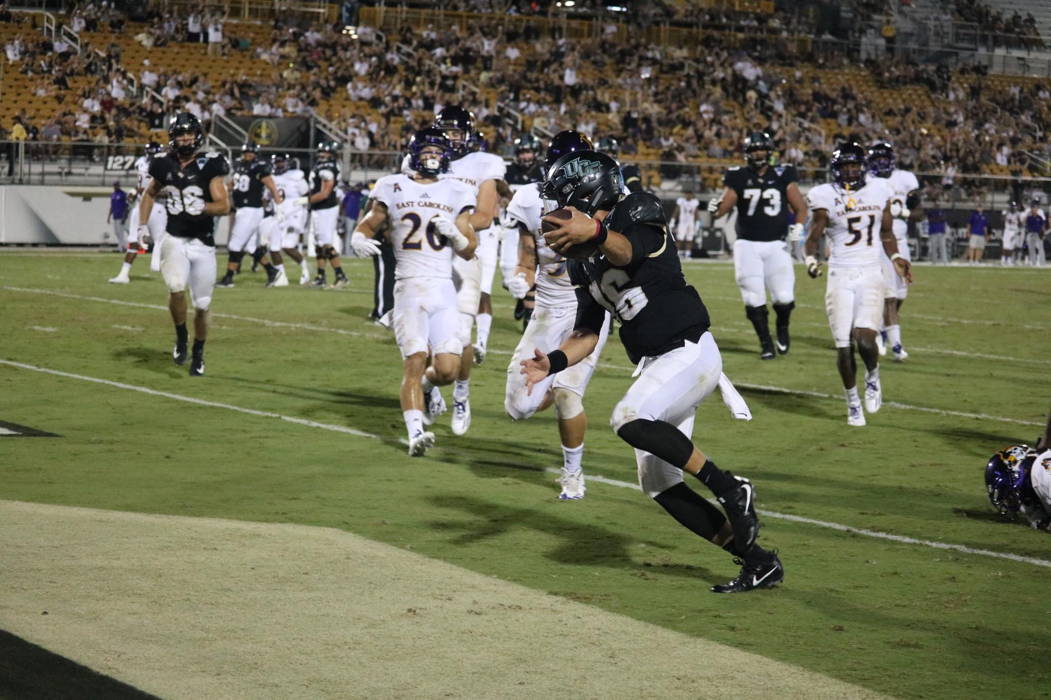 No. 22 UCF clears ECU 6321 at Game —