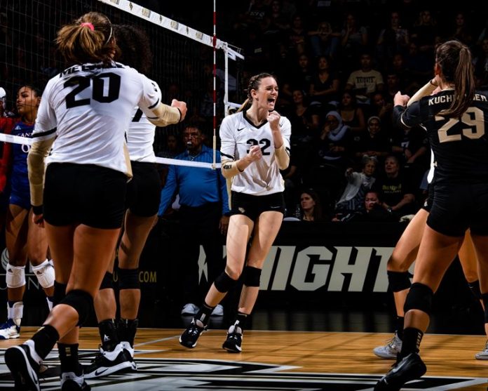 UCF VOLLEYBALL SWEEPS HOUSTON, CONTINUES WINNING STREAK —