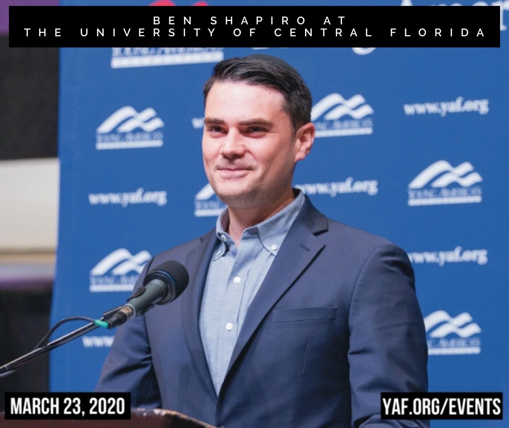 Ben Shapiro Event Info Released, UCF GOP Fundraises for Chance to Meet