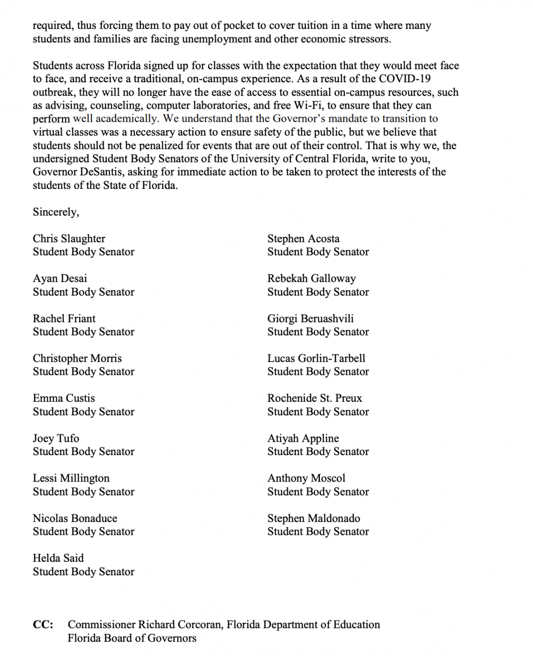 UCF Allows PassFail Grading System, Extends Withdrawal Deadline