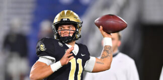 UCF QB Dillon Gabriel at the 2020 Boca Bowl